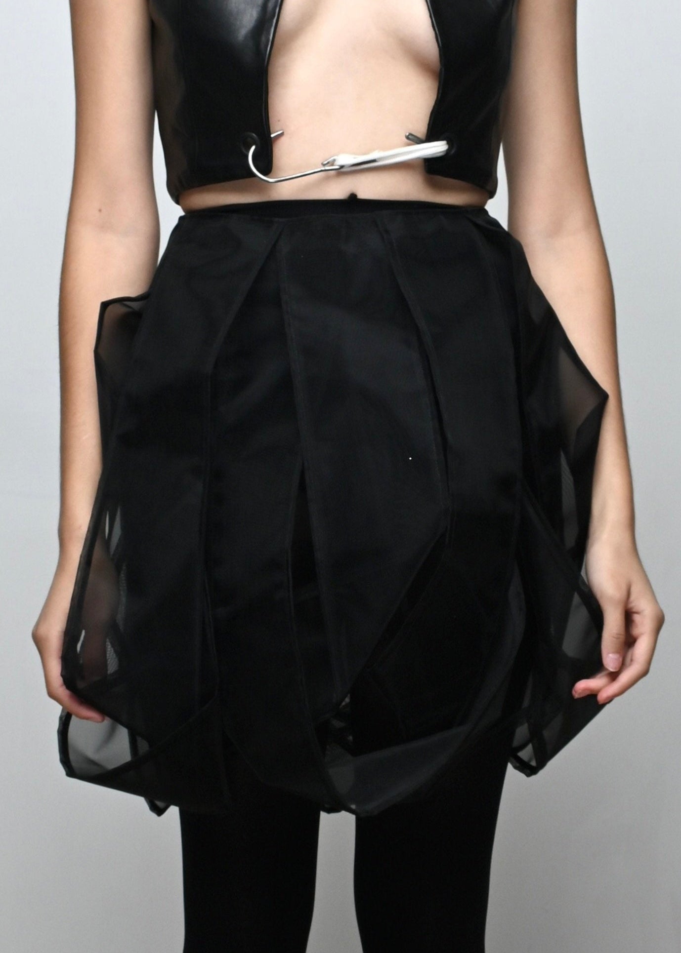 ORGANZA CHAIN SKIRT