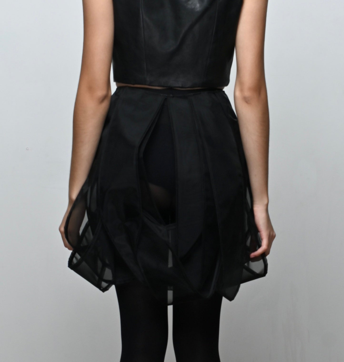 ORGANZA CHAIN SKIRT