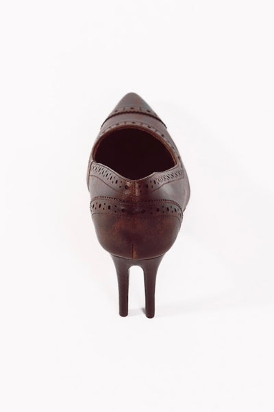 Double Stiletto Oxford Heels