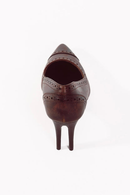 Double Stiletto Oxford Heels