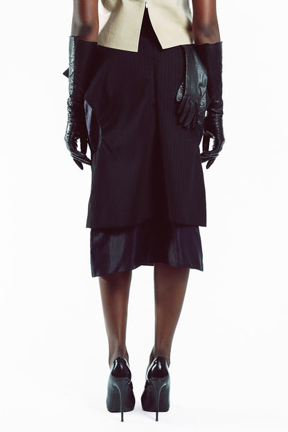 Sleeveless Key Blazer Skirt