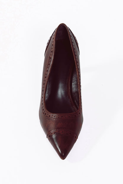 Double Stiletto Oxford Heels