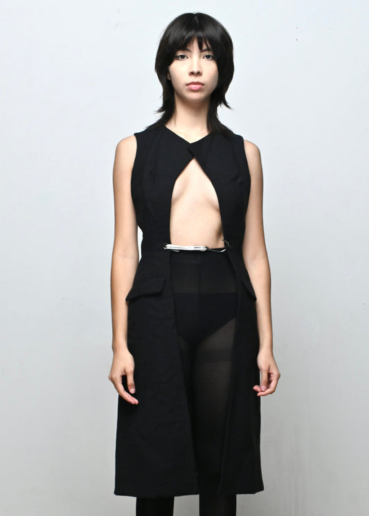 V-CUT TRENCH COAT
