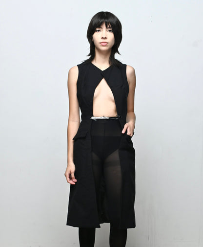 V-CUT TRENCH COAT