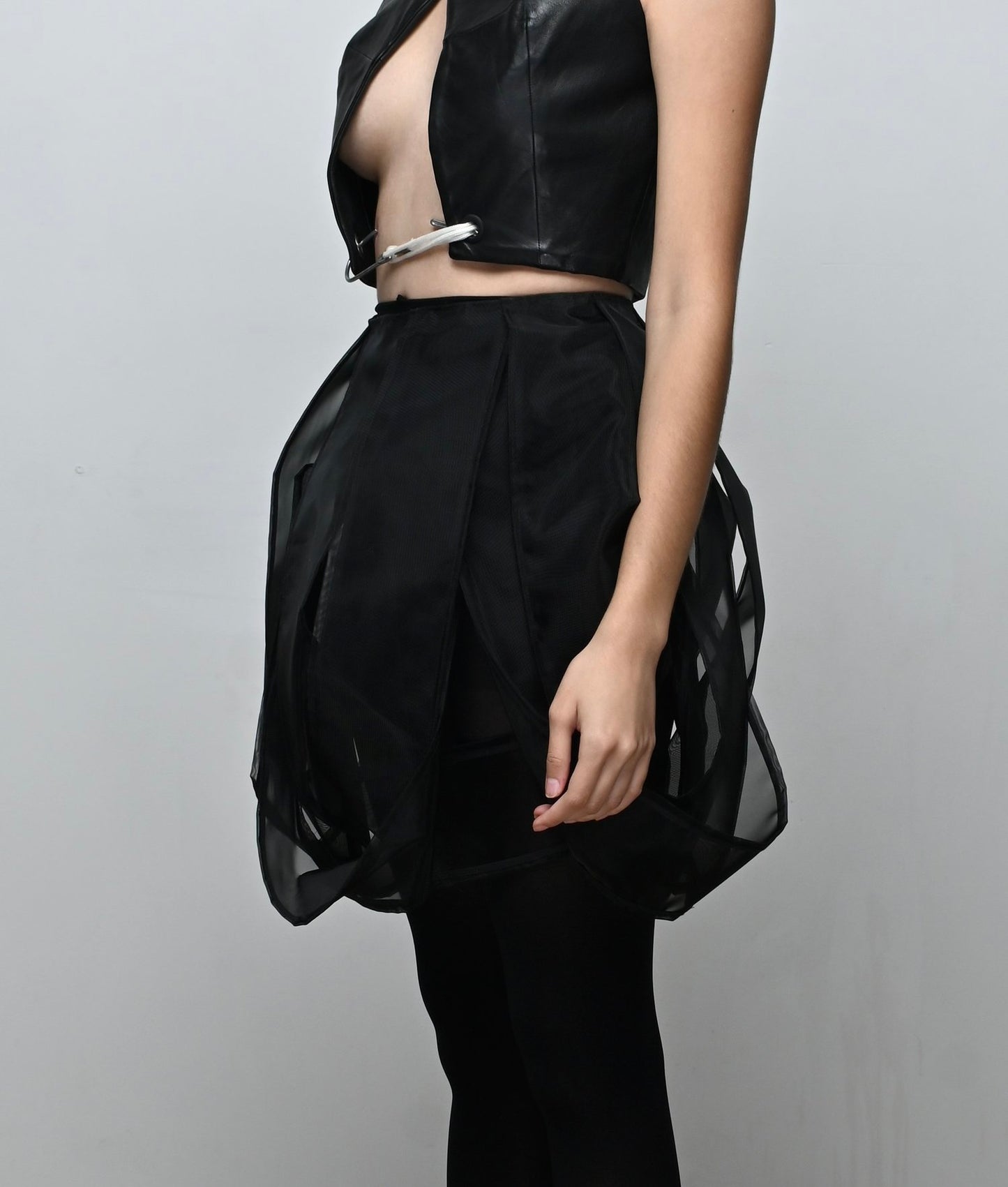 ORGANZA CHAIN SKIRT