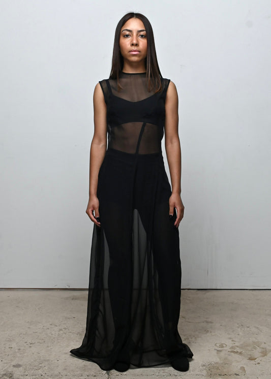 ASYMMERTICAL SPIRAL DRESS