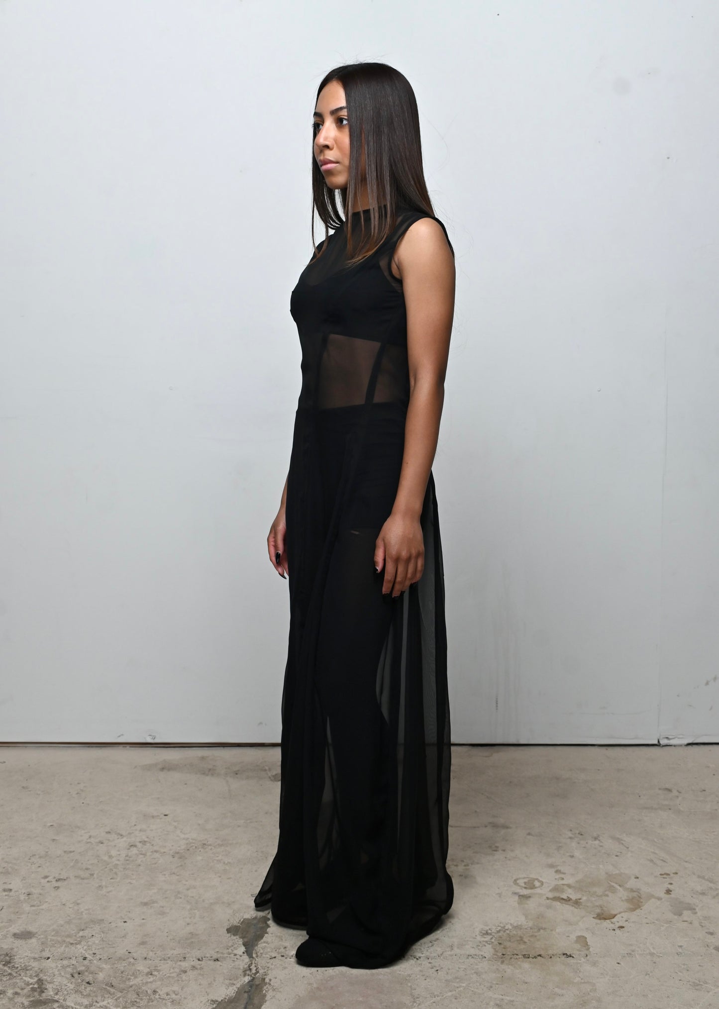 ASYMMERTICAL SPIRAL DRESS