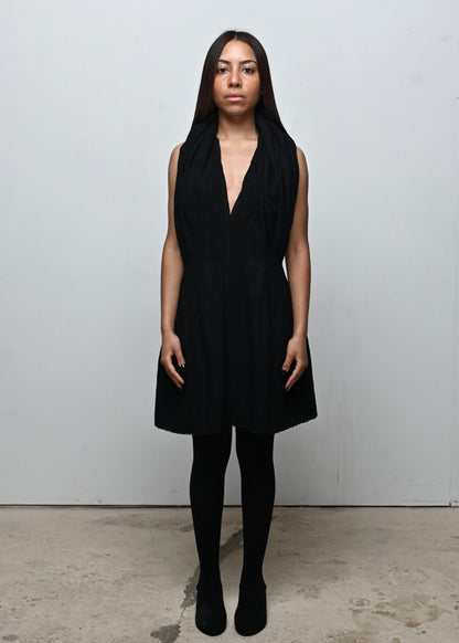 TWEED DARTED DRESS