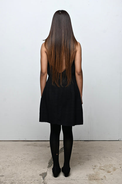 TWEED DARTED DRESS